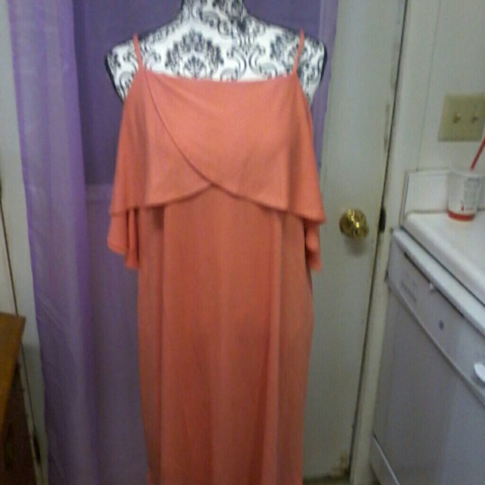 peach like new xxl short maurices dress